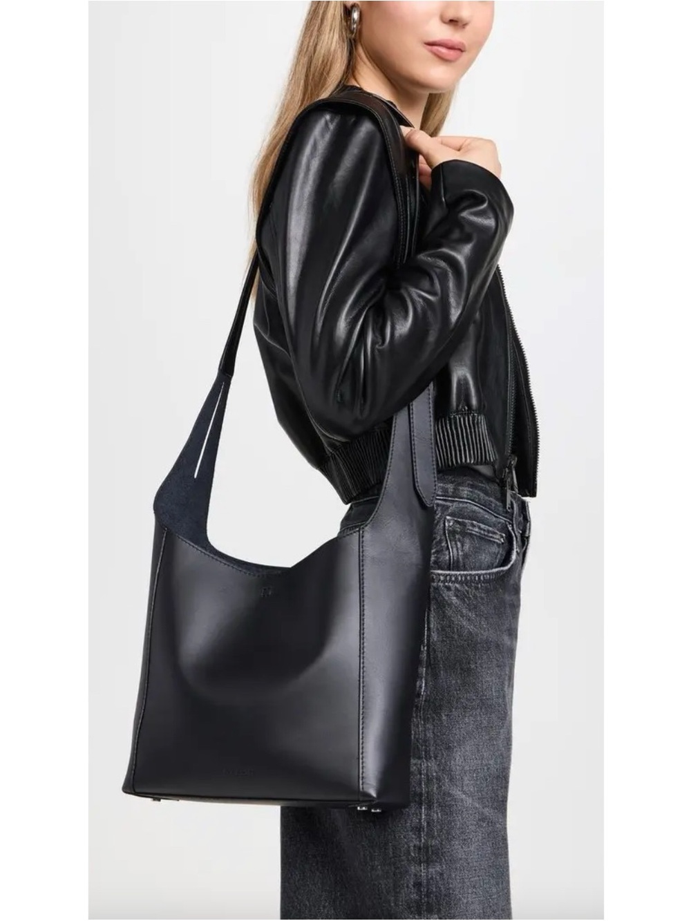 Rag & Bone Belize Shopper Bag Black